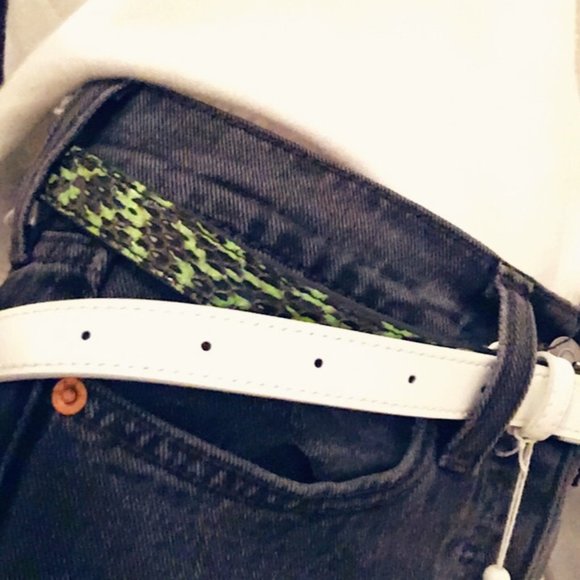 3.1 PHILLIP LIM TWO TONE 20MM TROUSER BELT main image 4